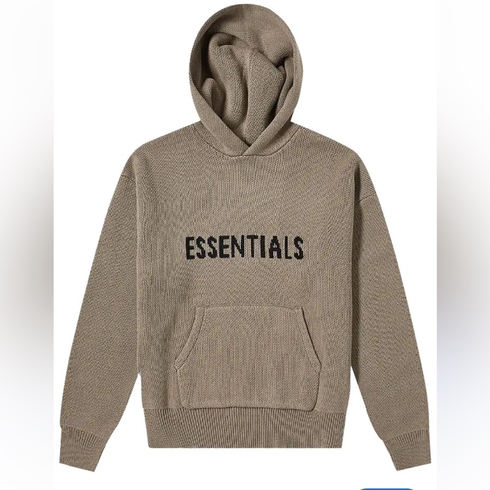 Fear of God Essentials Tan Hoodie